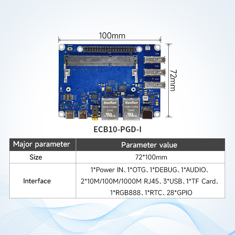 Ebyte ECK10 Series Industrial-grade Embedded Core Board Cost-effective ST ARM Cortex-A7 Processor Core Board Linux 256/512MB