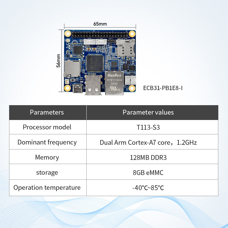 Ebyte ECB31 Series Industrial-grade Single-board Computers Allwinner T113-S Single Board Computer Cost-effective ARM embedded