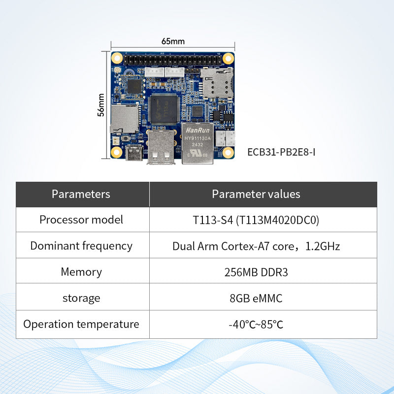 Ebyte ECB31 Series Industrial-grade Single-board Computers Allwinner T113-S Single Board Computer Cost-effective ARM embedded