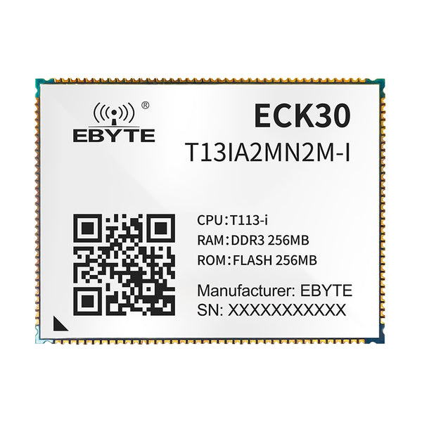 Ebyte ECK30-T13IA2MN2M-I 1.2GHz 256MB Support Linux for HMI IoT T113-i processor Industrial -grade embedded core board