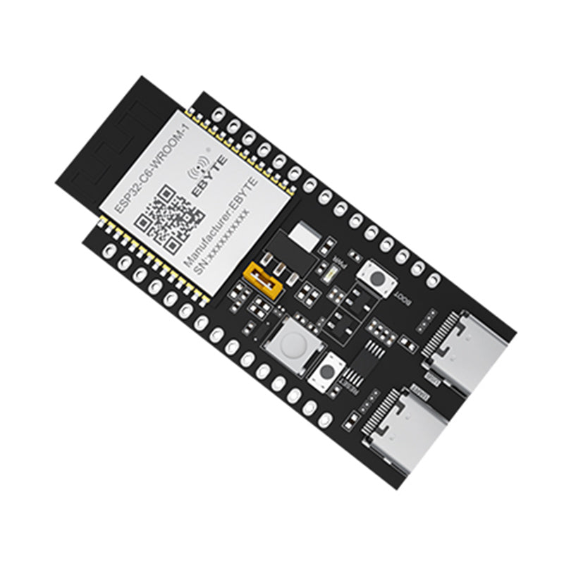 2.4G ESP32-C6 WIFI Bluetooth Test Board CDSENET ESP32-C6-WROOM-1-TB BLE5.3 WIFI6 MQTT IPV6 8 Flash AT Command