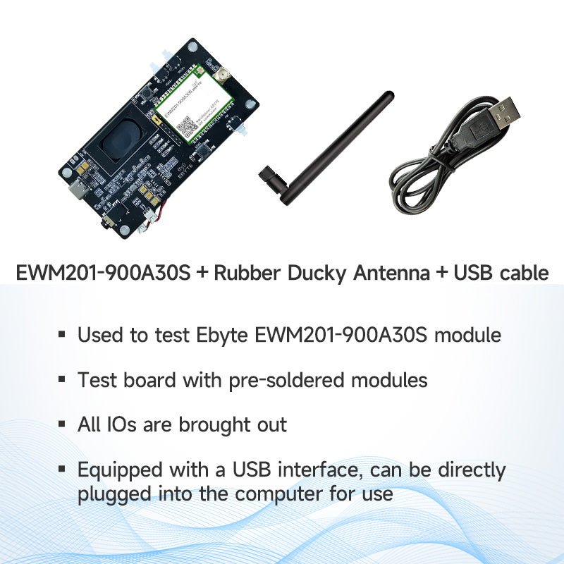 Ebyte EWM201 Series Wireless Voice Intercom Module and Development Board 20/30dBm 868/915MHz Digital Intercom Voice Transmission