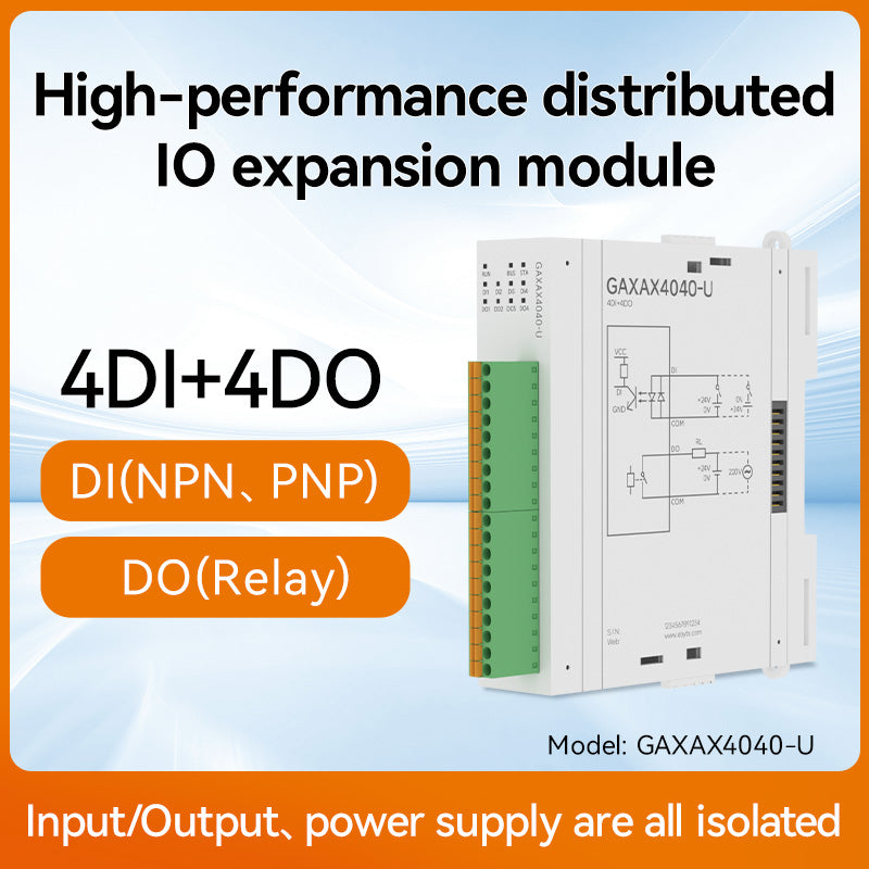 Ebyte M31 Series 4DI+4DO+4AI 8DI+8DO Modbus TCP/RTU RJ45 RS485 Second Generation High Performance Distributed IO Host Extension Modules