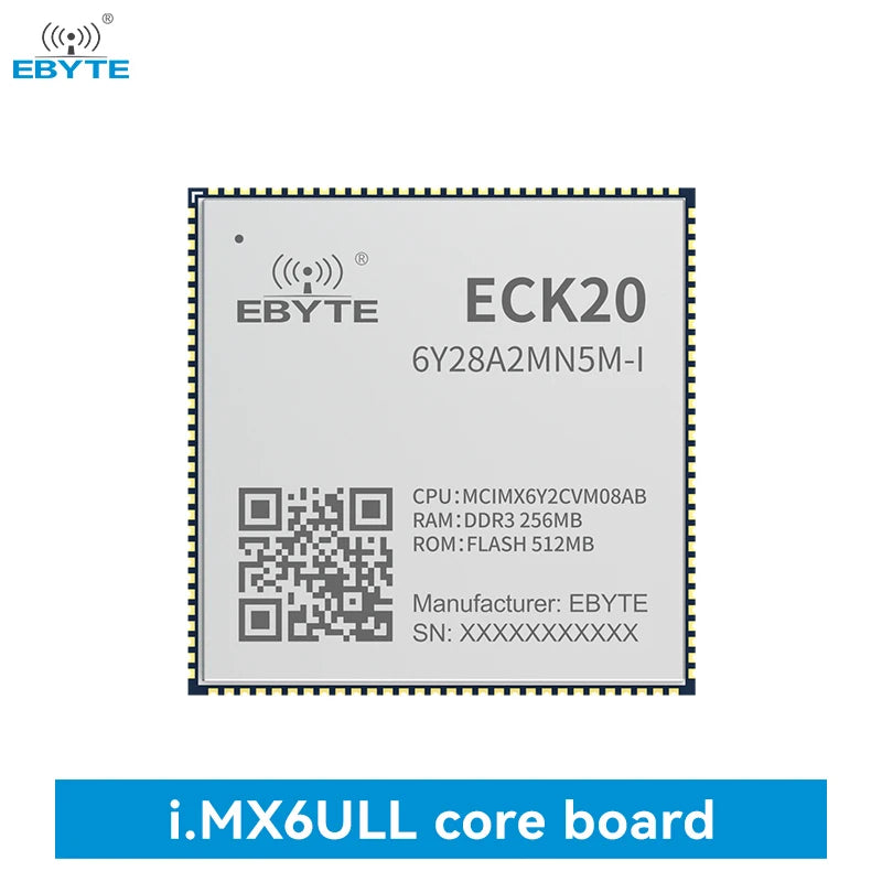 Ebyte ECK20-6Y28A2MN5M-I ARM Dual CAN Dual Ethernet low power MPU design Linux processor i.MX6ULL Embedded core board