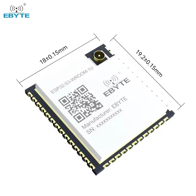 $0.00 Ebyte Prix ESP32-S3-WROOM-1U Shopping espressif 2.4GHz BLE5.0 Low -power Bluetooth dual -core wireless module Double -mode Bluetooth WIFI esp32 Buy Online