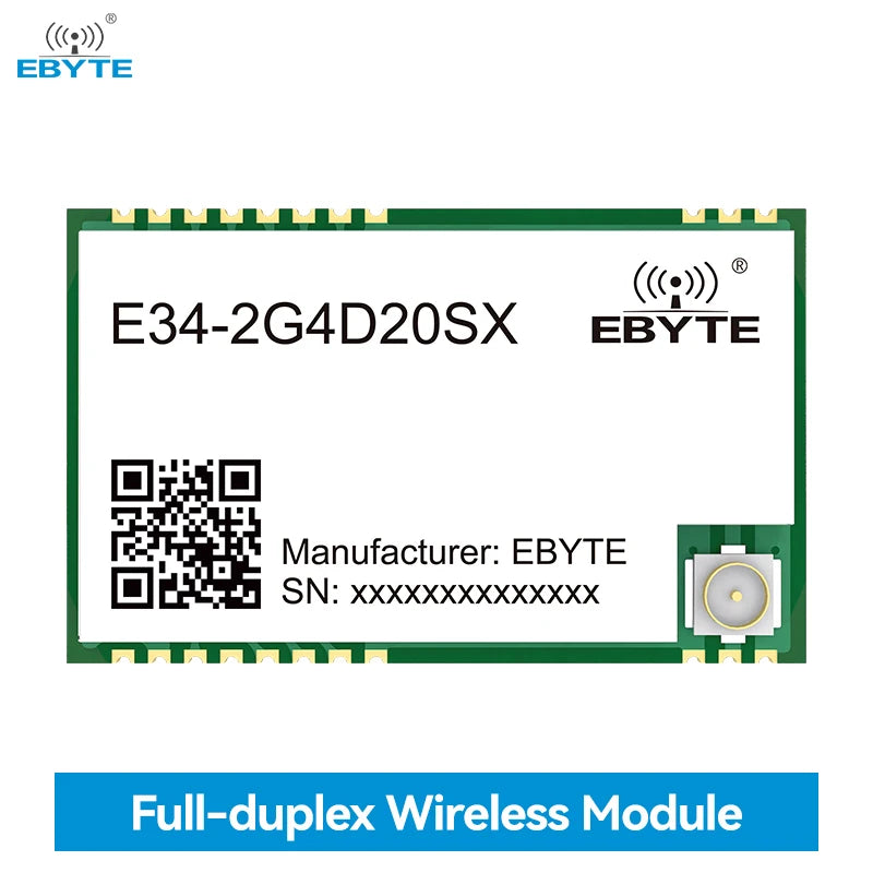 Ebyte E34-2G4D20SX TTL level output 20dBm UART interface 2.4GH full-duplex wireless Serial Port data transmission module