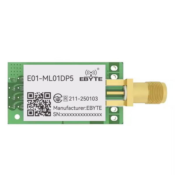 EBYTE E01-ML01DP5 nRF24L01P 2,4 GHz PA LNA 20 dBm Wireless Modul SPI Antenne SMA-K Transceiver Empfänger Tansmitter