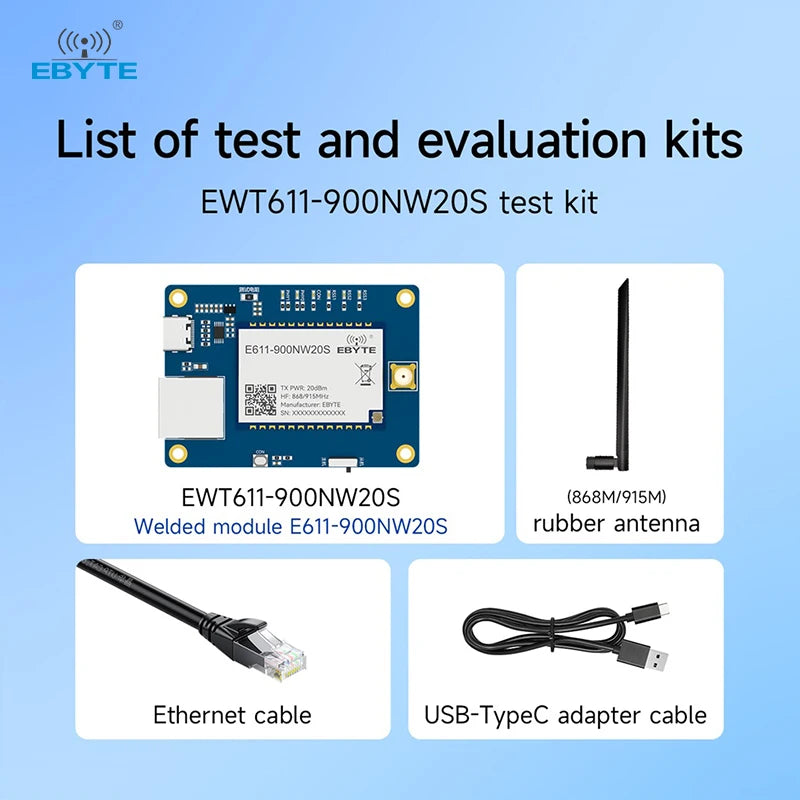 Ebyte EWD611-900NW Series Long-distance Data Transmission + Image Tran ...
