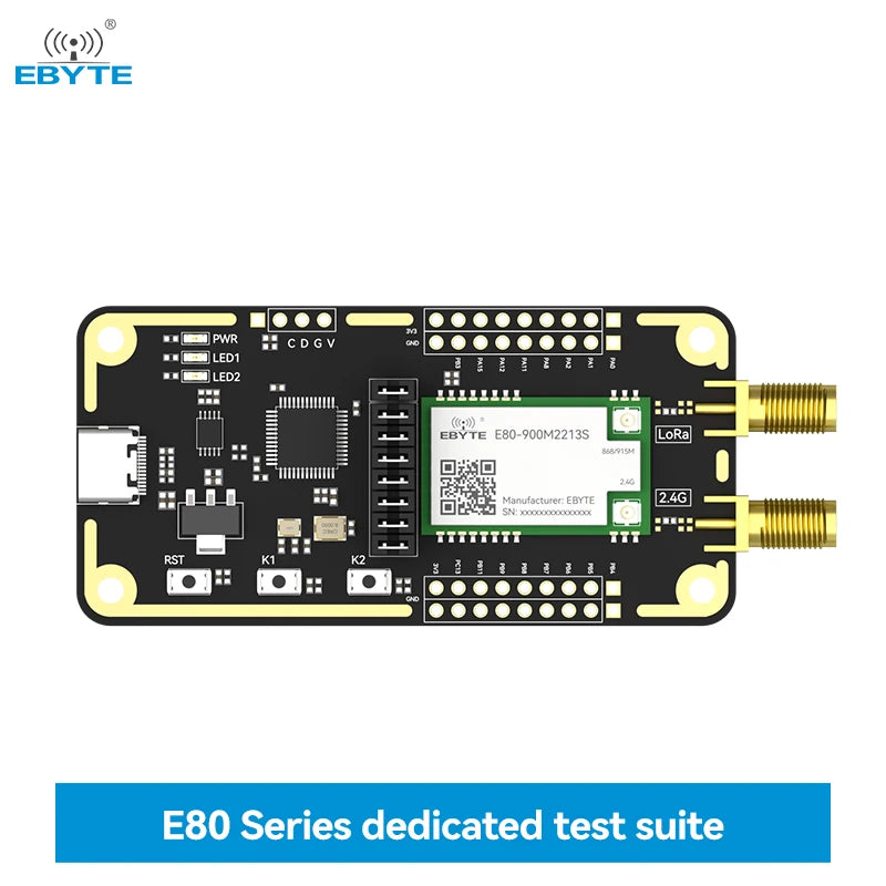 Ebyte E80-900MBL-01 915Mhz USB LR1121 chip Sub-GHz 2.4GHz Satellite S-band LoRa wireless module development board evaluation Kit