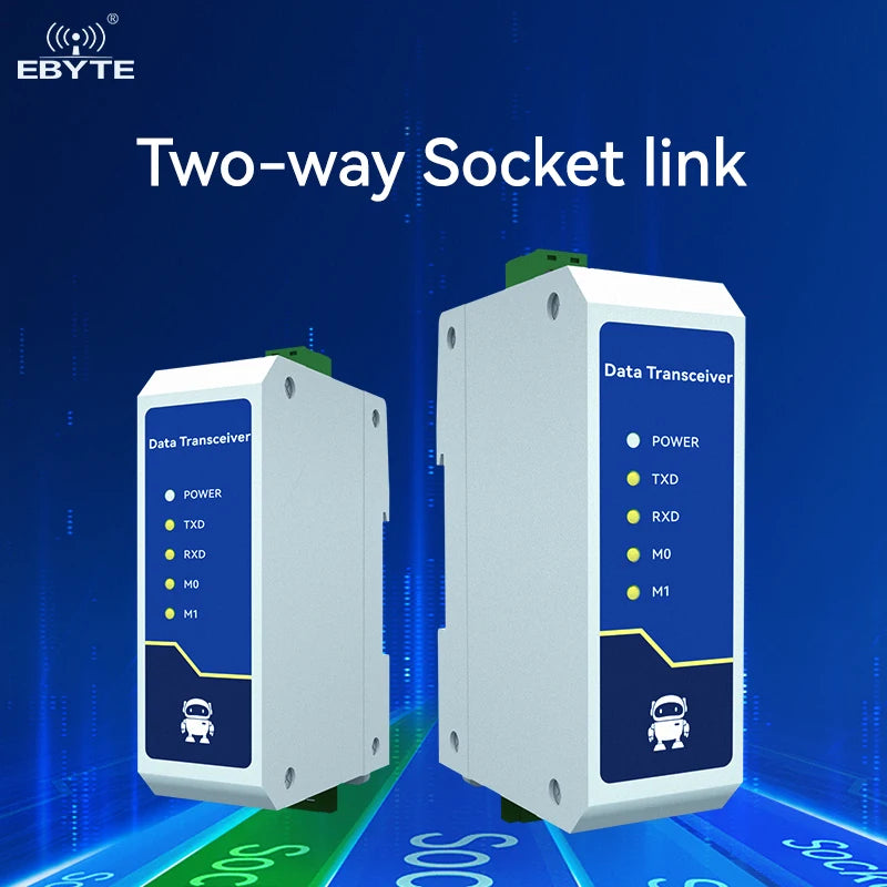 Ebyte NE2-D11A Single Serial Port Server TCP/UDP/MQTT/HTTP Multiple Modbus gateway modes S485 to Ethernet Serial Server