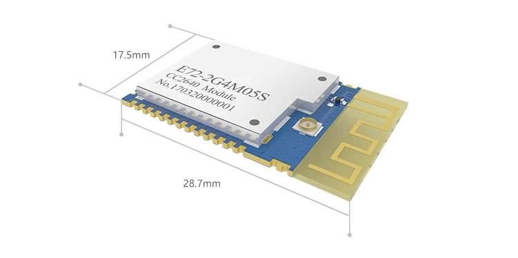 $0.00 Ebyte Price of E72-2G4M05S1B TI Buy CC2640 BLE 4.2 Wireless Module Long Range 500m 2.4g micro blue tooth module for Smart Lock