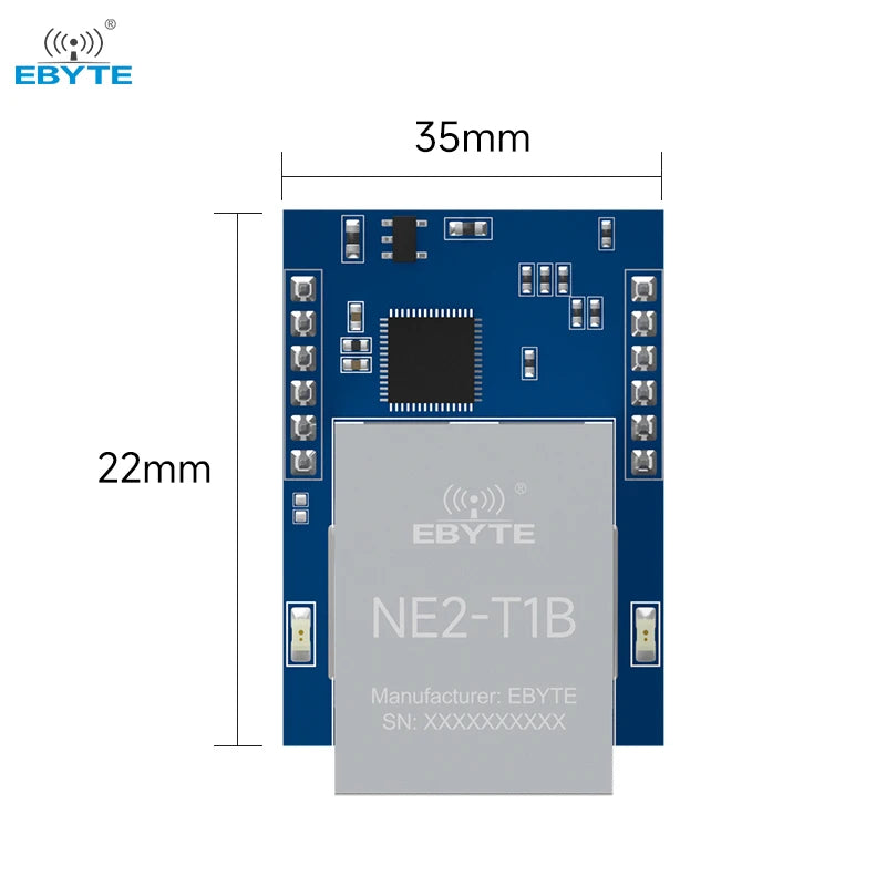 EBUTE NE2-T1B TTL-Server module mit einem seriellen Port  serieller UART-Port zum Ethernet-Modbus-Protokoll  TCP/IP-Protokoll