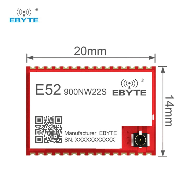 Ebyte E52-900NW22S LoRa MESH networking 868MHz spread spectrum Wireless serial port UART Self-routing network self-healing