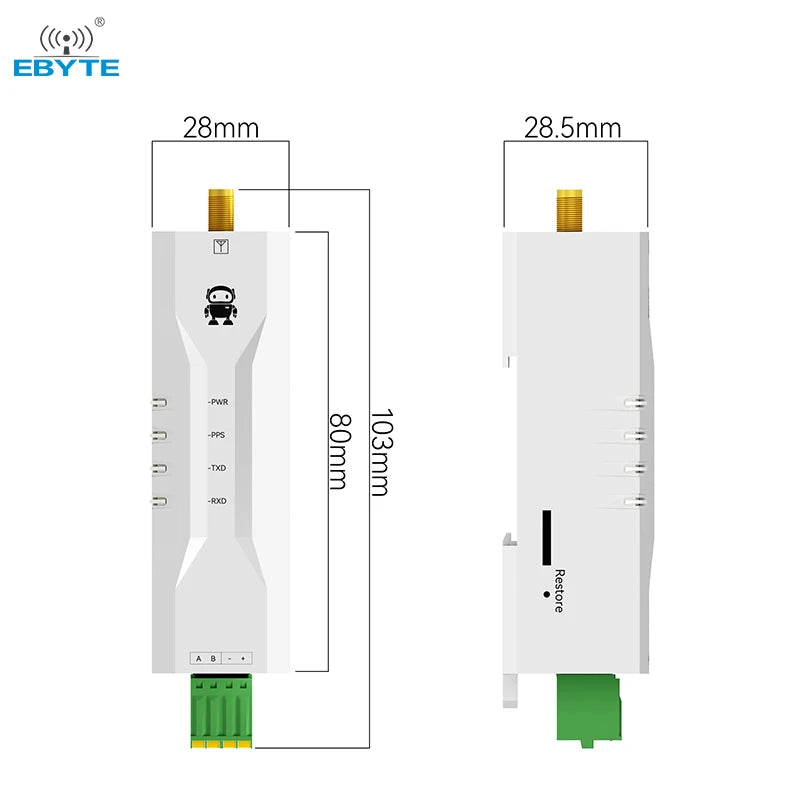 Ebyte EWD108-GN04(485) RS485 Interface Modbus Protocol BDS/GPS/GLONASS/GALILEO Multi-mode GNSS Positioning Wireless Module