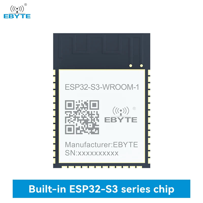 Buy Ebyte ESP32-S3-WROOM-1 Price espressif 200m buy esp32 s3 802.11 b/g/n and Ble 5.0 2.4GHz dual-core Bluetooth WiFi module