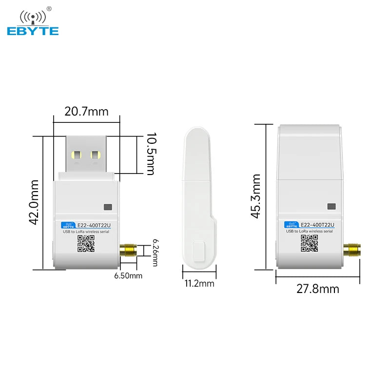 Ebyte E22-400T22U SX1268  Firmware upgrade Long distance USB module Wireless LoRa spread spectrum module