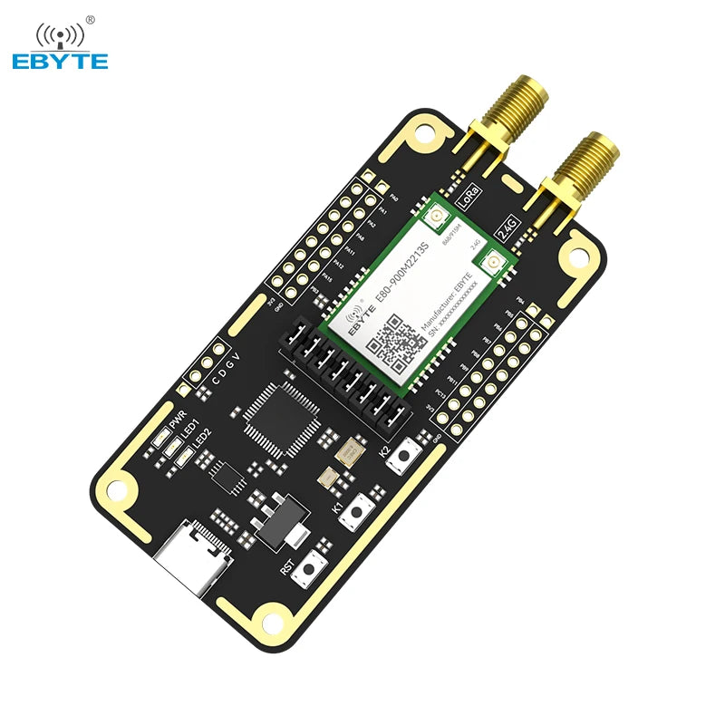 Ebyte E80-900MBL-01 915Mhz USB LR1121 chip Sub-GHz 2.4GHz Satellite S-band LoRa wireless module development board evaluation Kit