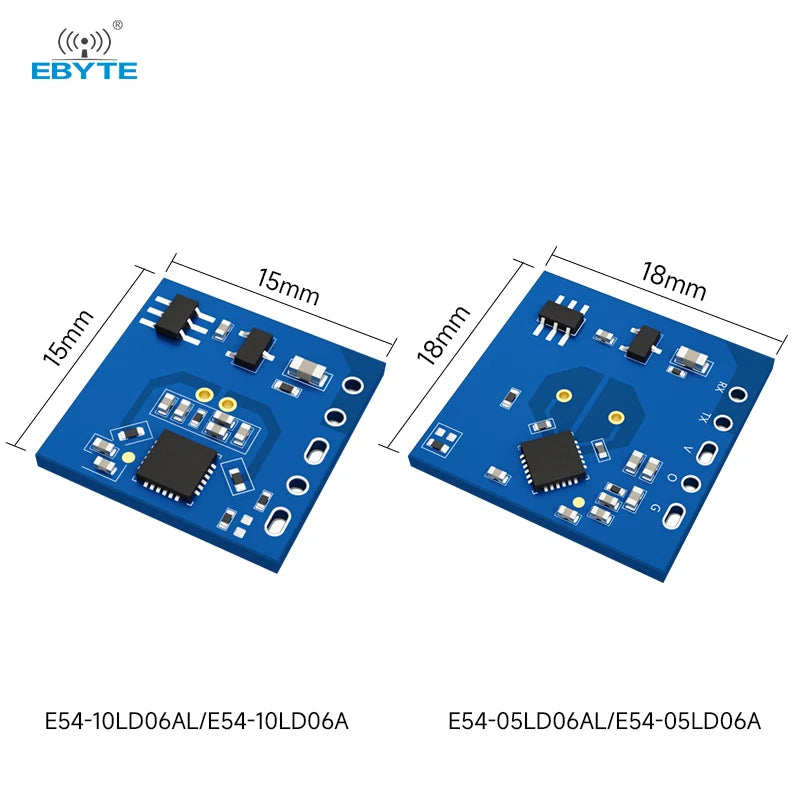 Ebyte E54 Series Motion-Sensing Radar Module Micro Motion Sensor radar Module Light Detection Low Power Consumption 5.8/10GHz