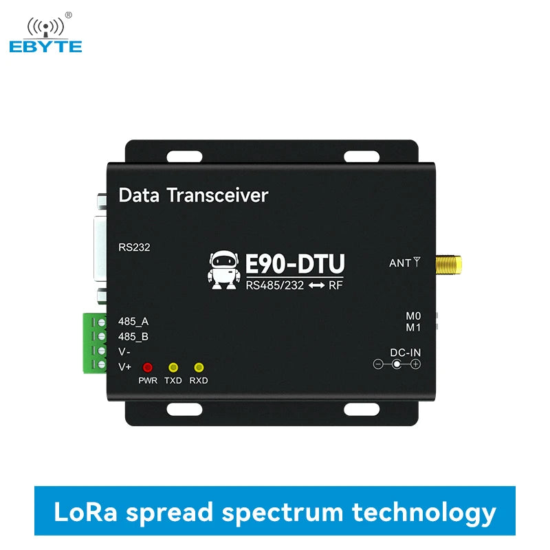 Ebyte E90-DTU(900L30)-V8 8km 30dBm RS232/RS485 interface 868MHz/915MHz LoRa wireless spread spectrum data transmission radio