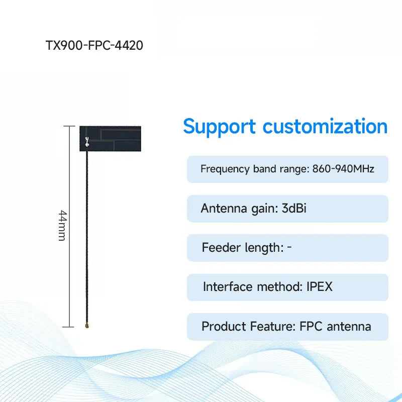 Ebyte TX915 series 868/915MHZ FPC/PCB Built-in Omnidirectional Antenna 1/2/3/3.5/4dbi Flexible Antenna Wireless Network Equipment