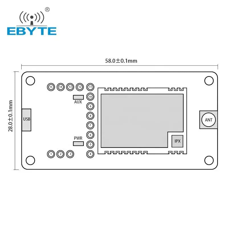 Ebyte USB TO TTL wireless module test board 433 E30-433TBL-01 433mhz rf module transmitter receiver usb test kits Module test