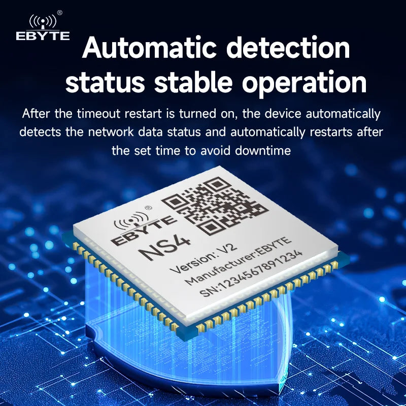 Ebyte NS2/4/8-V2-TB 2/4/8 ModBus Multi-serial Port Ethernet Module USB to TTL Serial Port to Ethernet Module Development Board