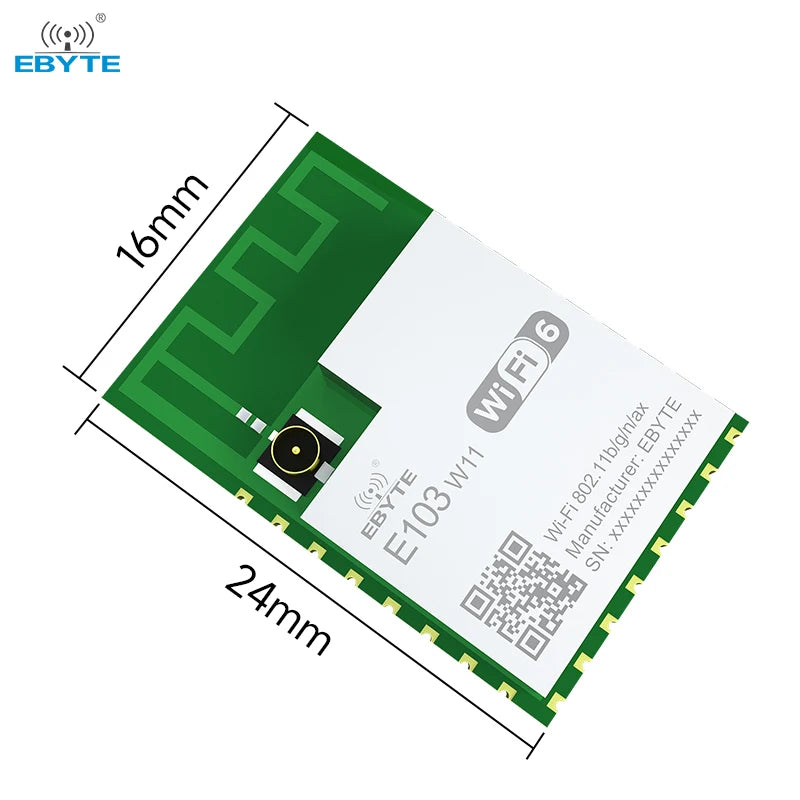 EBYTE E103-W11 Small size Serial communication WiFi 6 and BLE 5.1serial to wifi module wifi 6 module