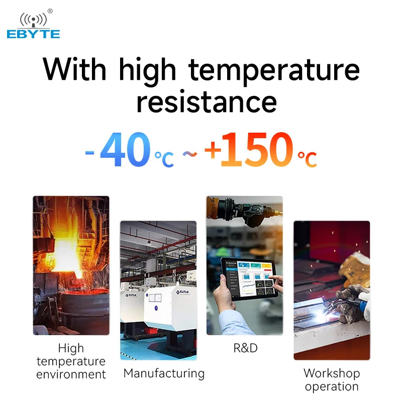 Ebyte E30T-433T20S(150°C) 20dBm High temperature resistance UART 433MHz Wireless serial port transparent transmission module