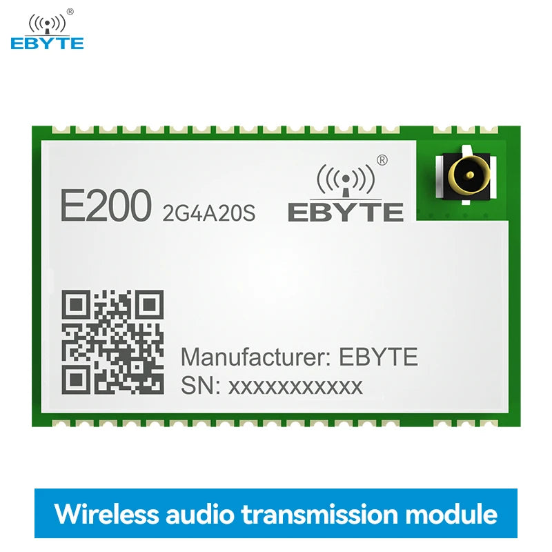 Ebyte E200-2G4A20S wireless audio module low power consumption 2.4G serial port integrated transceiver two-way transmission