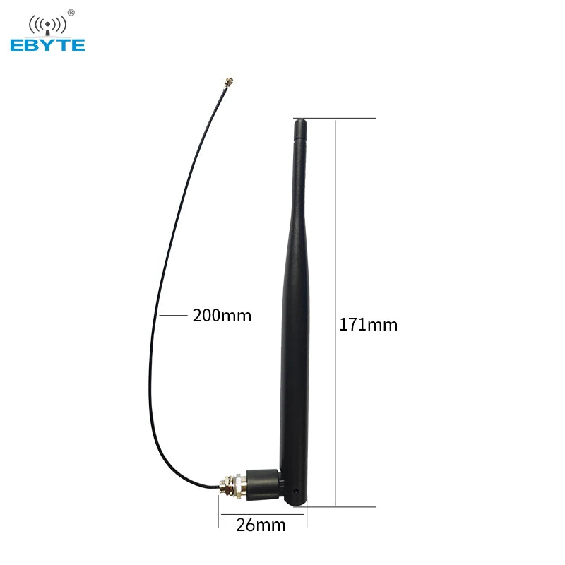 Ebyte TX4G-JKS-IPX20 4g Lte Wireless Communication Antenna 5.0dBi High Gain IPEX-1 4g wifi outdoor antenna combo T