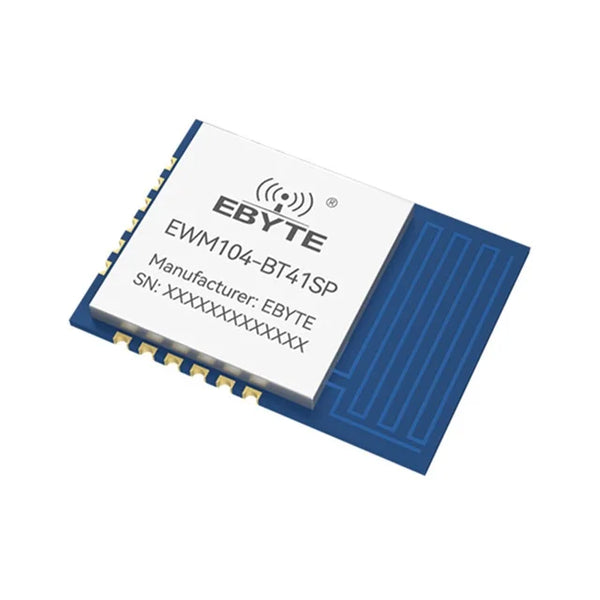 0.1$ Free Sample(Limit 2 pcs per person of all sample models) Ebyte EWM104-BT41SP BLE5.4 Serial Port to Dual-mode BLE Wireless Slave Module UART 2.4GHz at Commands Serial Port Configuration