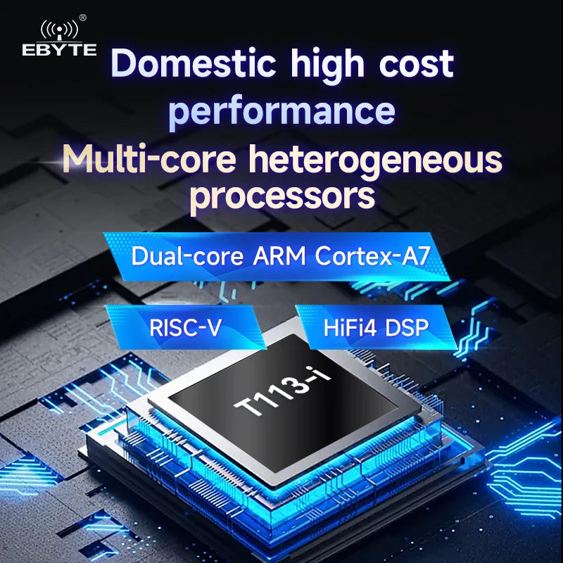 Ebyte ECK30 Series Dual-core ARM Embedded Linux 1.2GHz T113-i High Cost Performance Industrial-grade Embedded Core Board Single-Board Computer