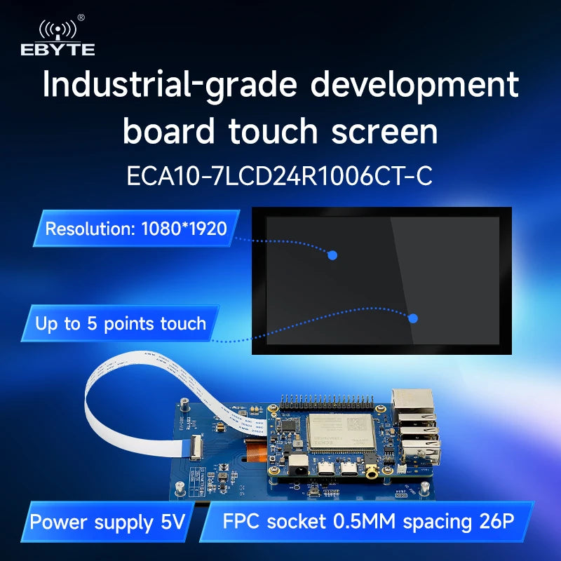 Ebyte ECA11 Series Industrial Grade 5.5-inch MIPI Touch Screen Module Supports Linux Development Board/single Board Computer