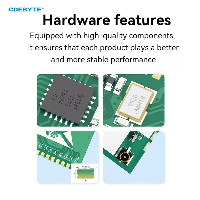 EBYTE  E28-2G4T12S Sx1281 Lora Wireless Module 2.4Ghz Transmitter Receiver Rf Module 12.5Dbm 3.0Km Low System Cost For Home Automation