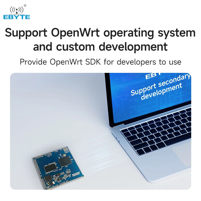 Ebyte EWM103-WF7621A OpenWr Embedded MT7621A Chip 2.4GHz Dual-core Full Gigabit Routing Gateway Module WiFi Router Module