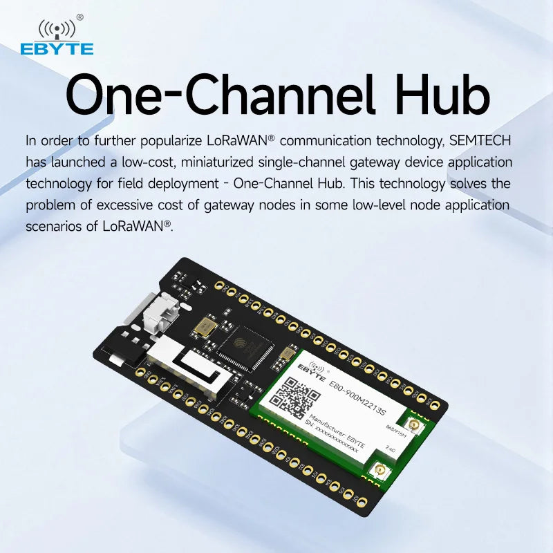 Ebyte EoRa-HUB-900TB 915MHz MCU System-on-chip LoRaWAN One-Channel Hub ESP32-S3+LR1121 Dual-band LoRa Module Development Boards