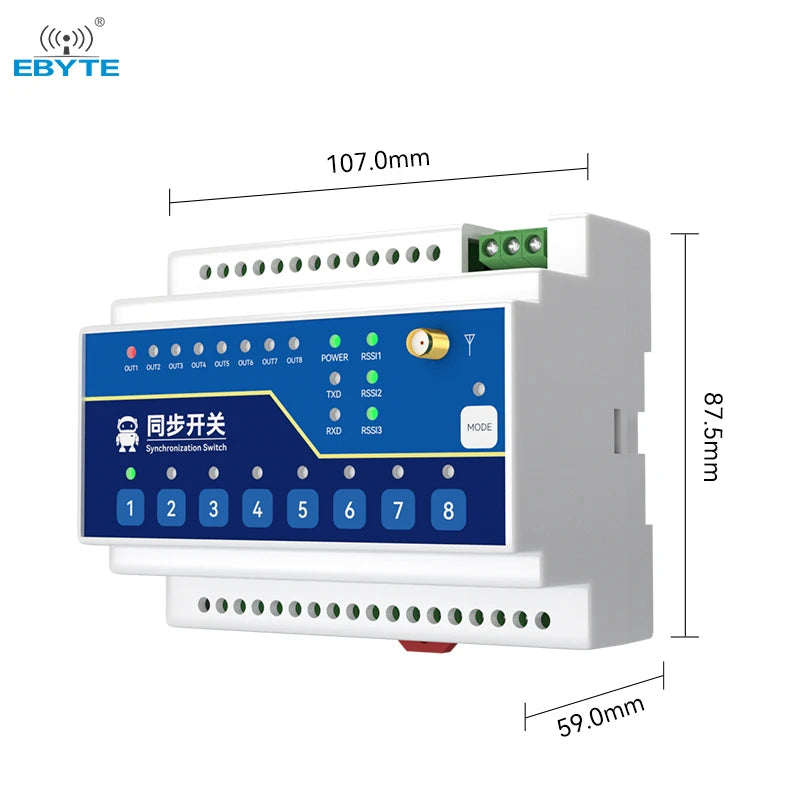 E860-DTU(2020-400SL) Ebyte RS485 Wireless Switch Remote Transmission Synchronous Control LoRa Modulation Technology