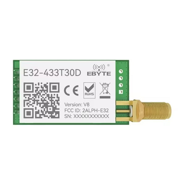 EBYTE E32-433T30D-V8 SX1278 LoRa 433MHz UART IoT Long Range Wireless Transceiver Transmitter Receiver Module SMA Antenna