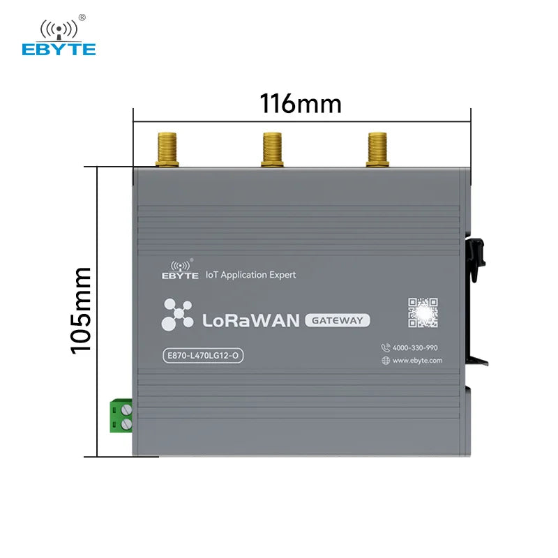 EBYTE E870 O Series LoRaWAN Gateway Industrial-grade Multi-channewireless Gateway Half-duplex LoRa 470/868/915MHz 27dBm 3km