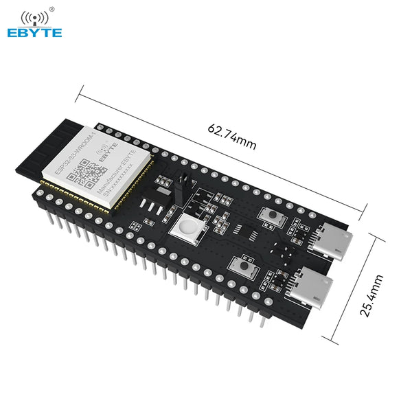 ESP32-S3-WROOM-1-TB Bt Wifi Module Mcu Esp32-s3-wroom Dual-core Bluetooth WiFi module Ble5.0 Esp32-s3 Test board