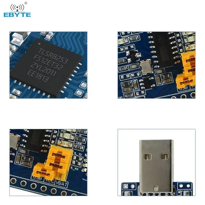 Ebyte E104-BT12NSP-TB USB Interface Remote Control SigMesh self-organizing ble mesh test board USB Interface