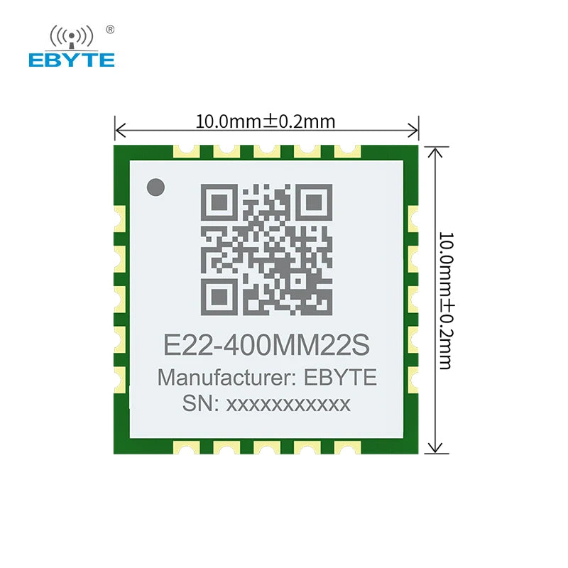 Ebyte OEM ODM E22-400MM22S 22dBm 7km Low power consumption and long distance SX1268 RF chip lora module