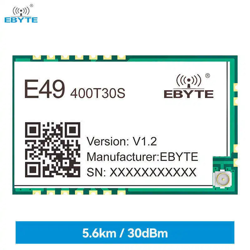 Ebyte OEM ODM E49-400T30S cost-effective GFSK modulation Low power consumption Rf SMD wireless module