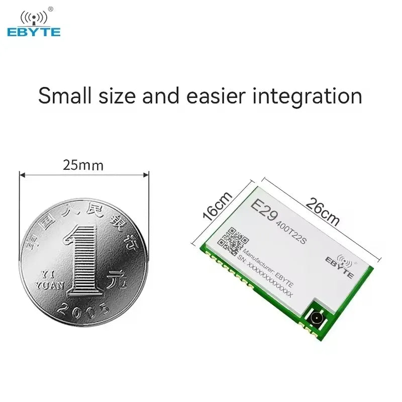 Ebyte E29-400T22D long range Wireless Serial Port Transmission uart module TTL Spread Spectrum 433mhz receiver transmitter