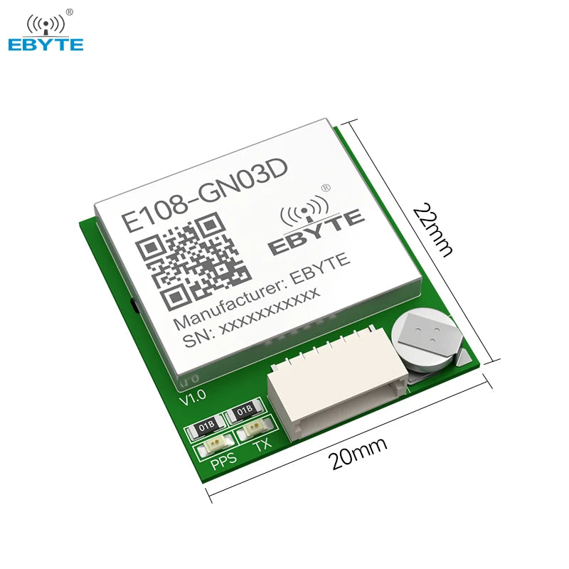 Ebyte E108-GN03D UART Support BDS/GPS/GLONASS AT6558R chip GNSS Multi mode satellite positioning and navigation module