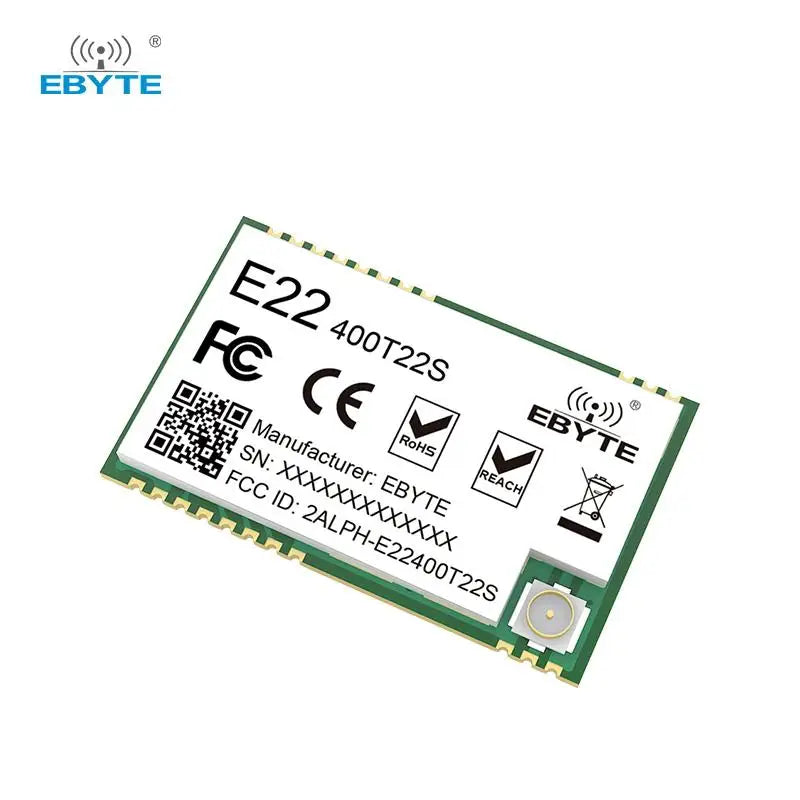 Ebyte E22-400T22S-V2 Semtech SX1268 UART 5Km Range 433Mhz 22dBm SMD 16*26mm CE RoHs FCC TCXO External and UFL Antenna LoRa Wireless