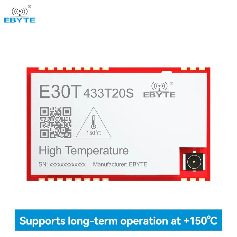 Ebyte E30T-433T20S(150°C) 20dBm High temperature resistance UART 433MHz Wireless serial port transparent transmission module