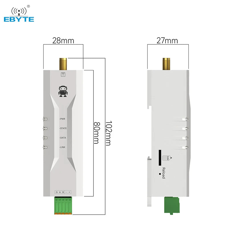 Ebyte E840-DTU(EC05-485)E Iot 4g CAT1 Lte Router Modem Rs485 Gateway Wireless Module Transparent transmission 4g CAT1 Dtu