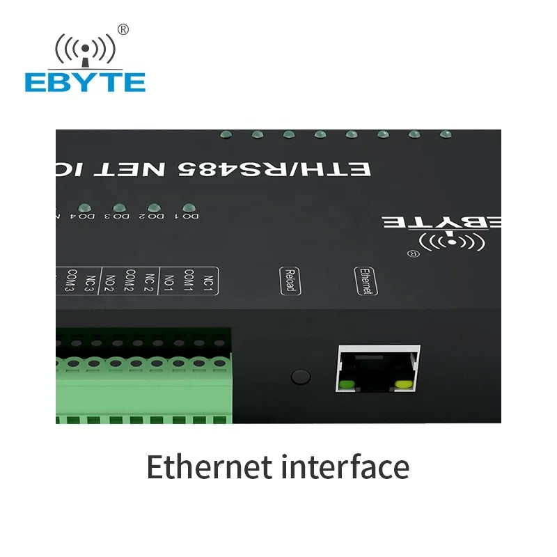 MODBUS Agriculture Iot E851-RTU(4440-ETH) 12 Channel Analog Digital Relay Output Ethernet Data Acquisition Control Module RS485