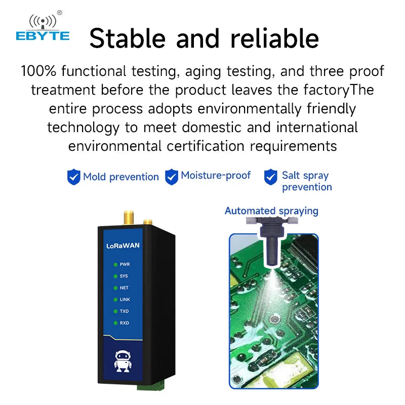 Ebyte E870 S Series Half-Duplex LoRaWAN Gateway Industrial Grade Multi ...